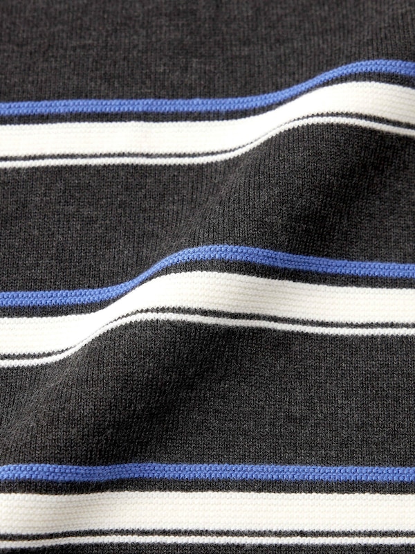 Multi Striped Polo Sweater