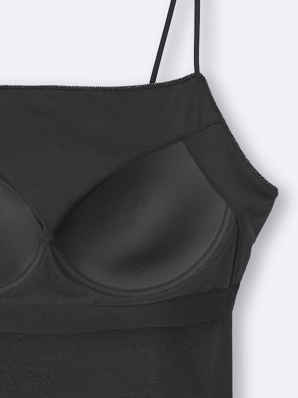 Bra-Feel Cropped Glitter Camisole