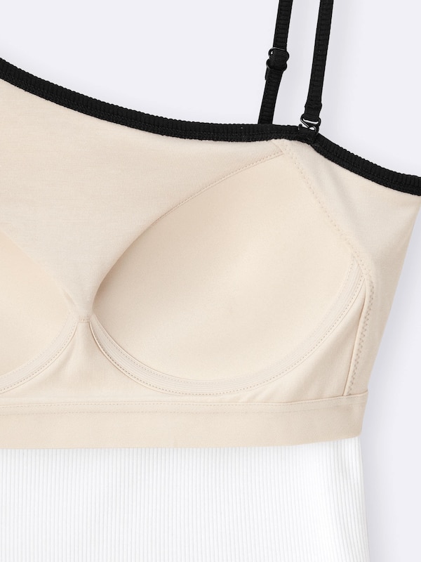 Bra-Feel Cropped One Shoulder Tank Top