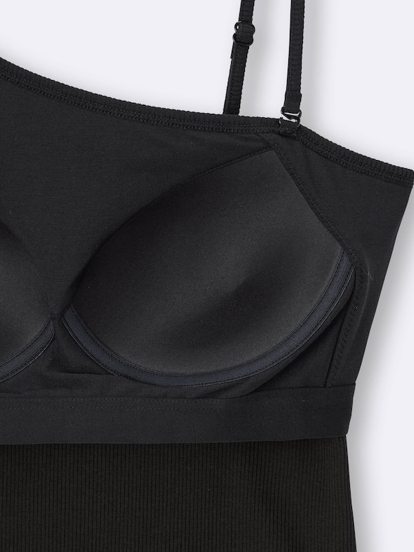 Bra-Feel Cropped One Shoulder Tank Top