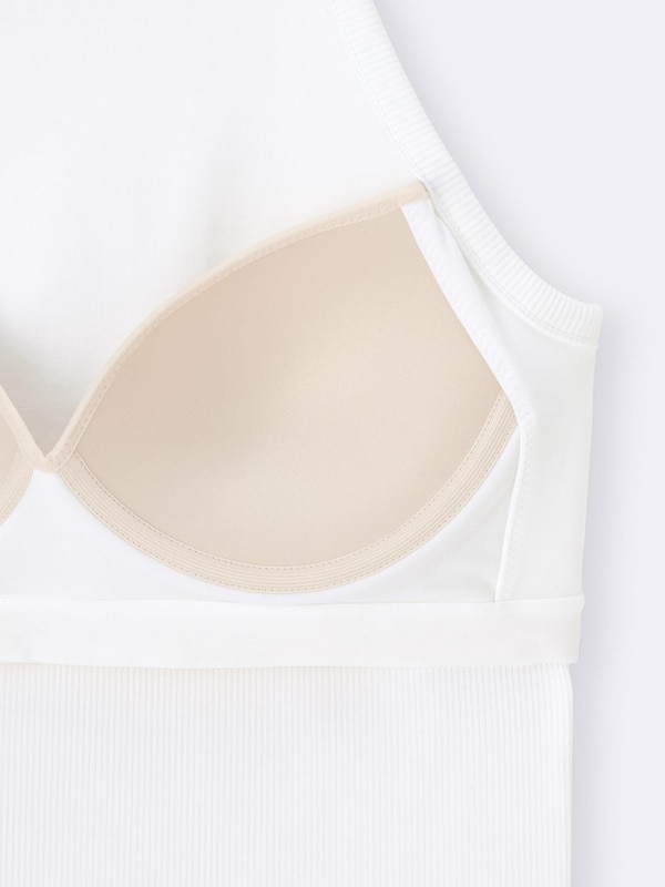 Bra-Feel Cropped Halter Neck Tank Top