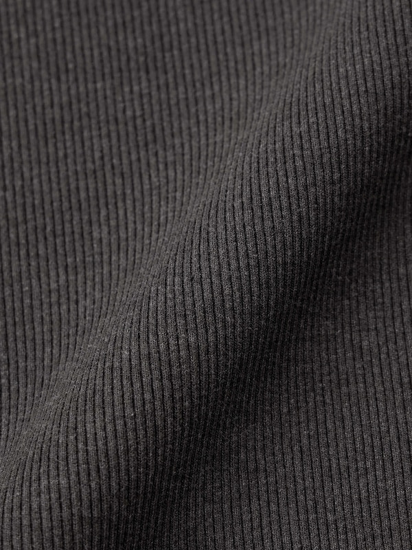 Washed Ribbed Cropped T-Shirt