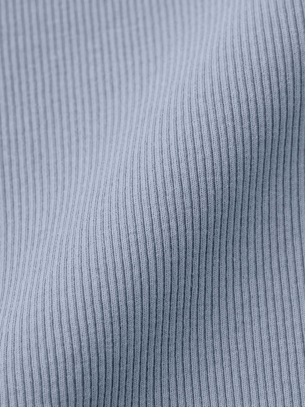 Washed Ribbed Cropped T-Shirt