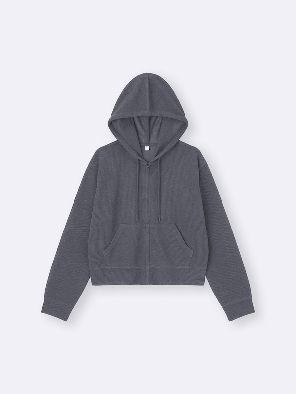 Loop Yarn Full-Zip Hoodie