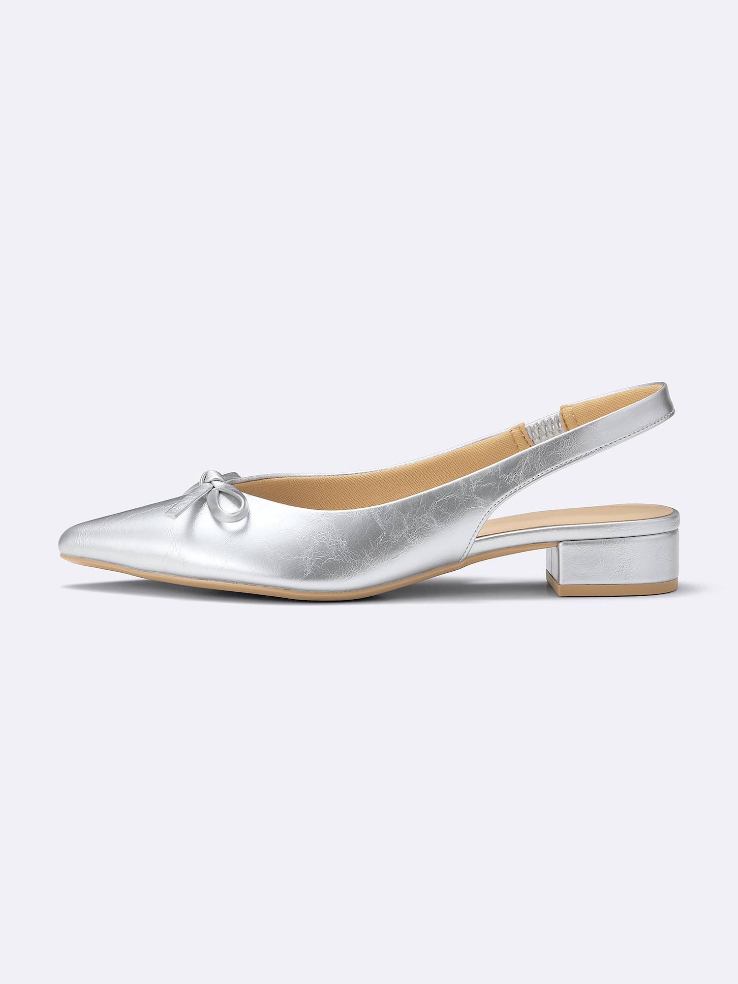 OHGA BIG RIBBON PUMPS シルバー 23cm 00000000_zi_0353de47-e56d-4f13