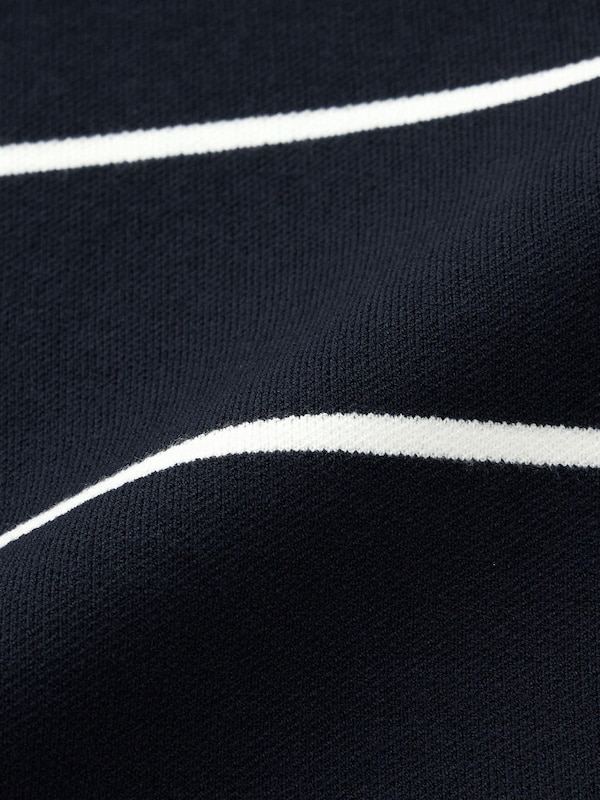 SMOOTH KNITTED Crew Neck Sweater | Striped