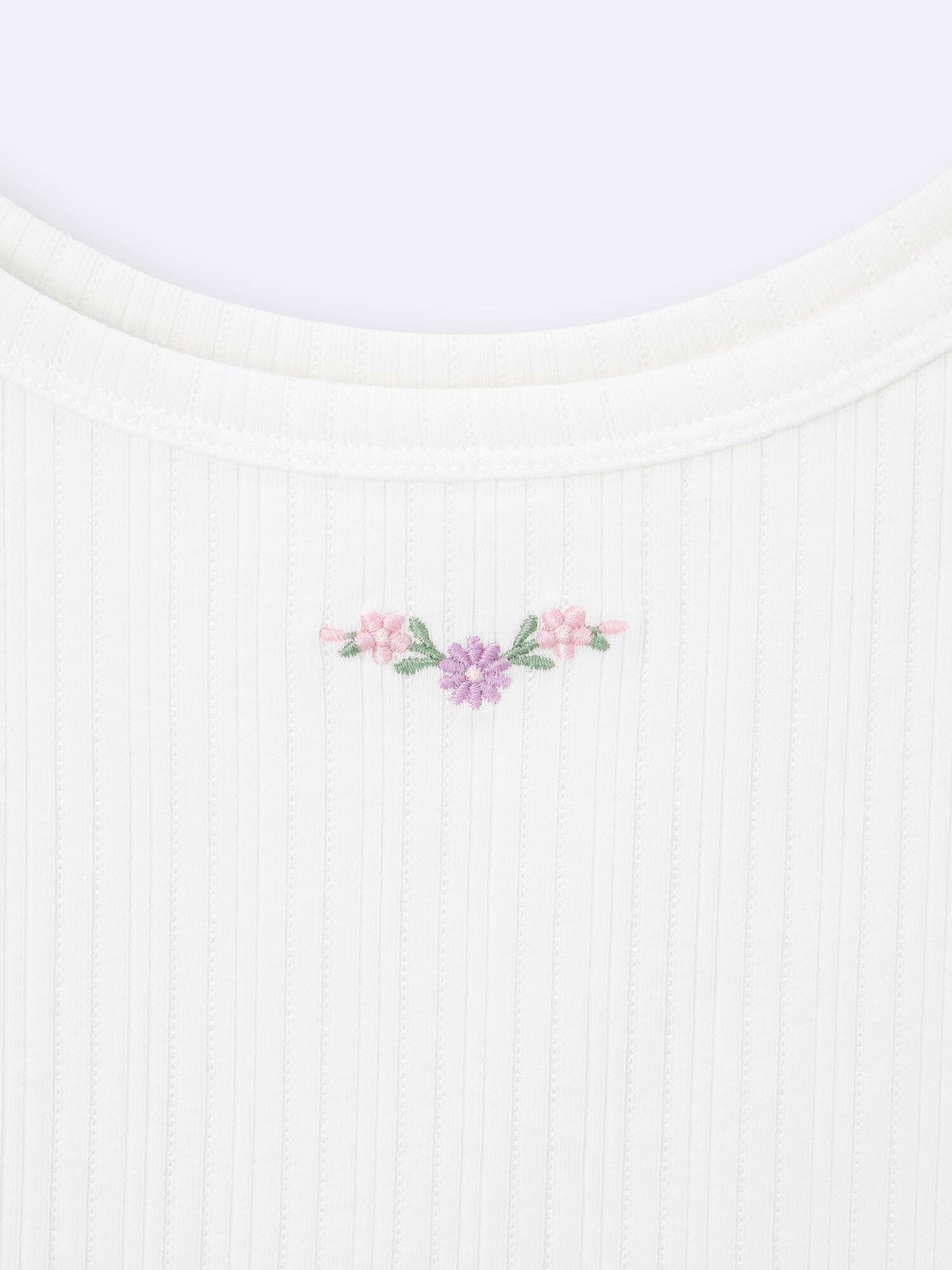 Cotton Blend Cropped Tank Top | Dry | Flower | GU US