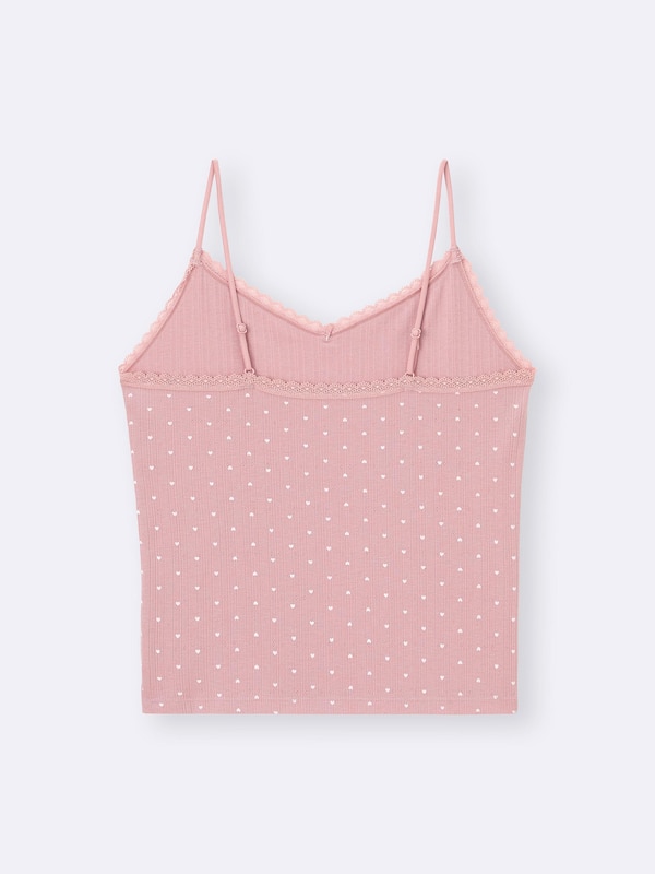 Cotton Blend Cropped Camisole | Dry | Heart