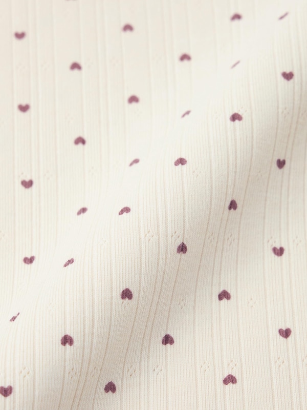 Cotton Blend Cropped Camisole | Dry | Heart