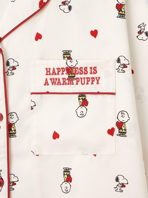 Satin Pajamas | Long | Peanuts