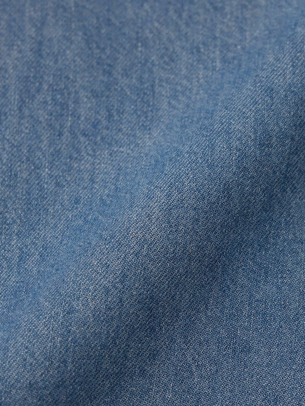 Denim Boxy Work Shirt | Halfslv