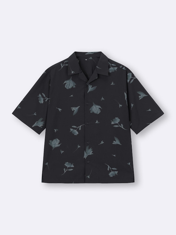 Open Collar Shirt | HalfSlv | Flower
