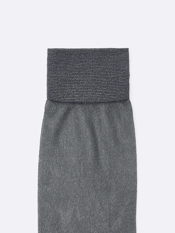 Glitter Sheer High Socks