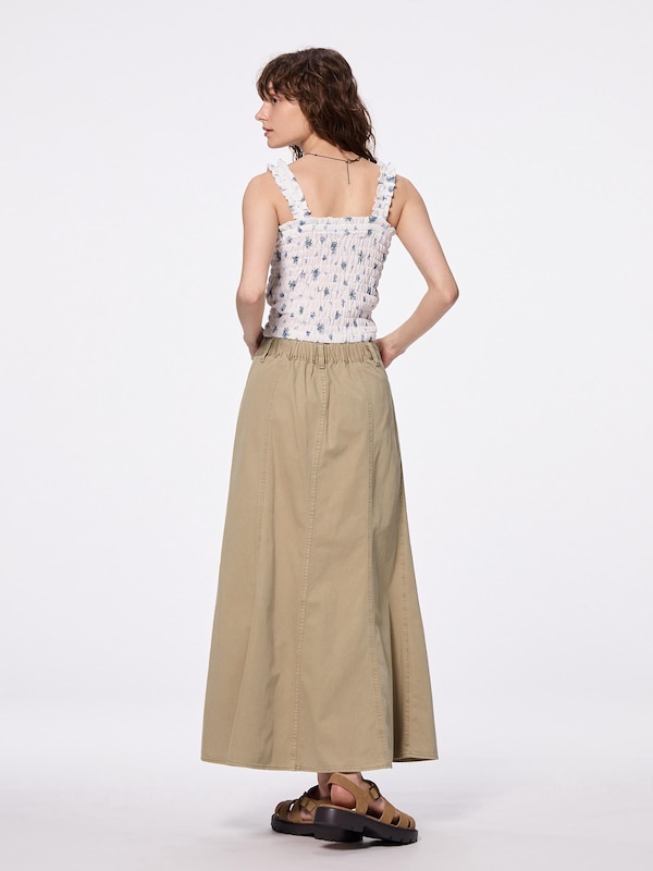 Flared Maxi Skirt
