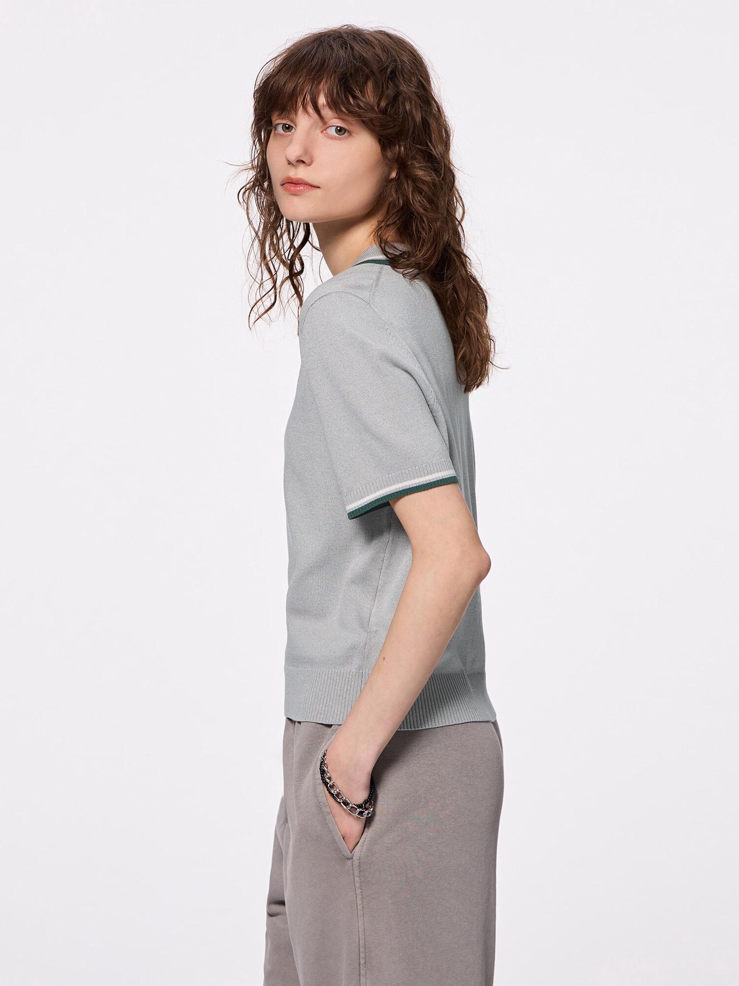 Washable Polo Sweater | Short | GU US