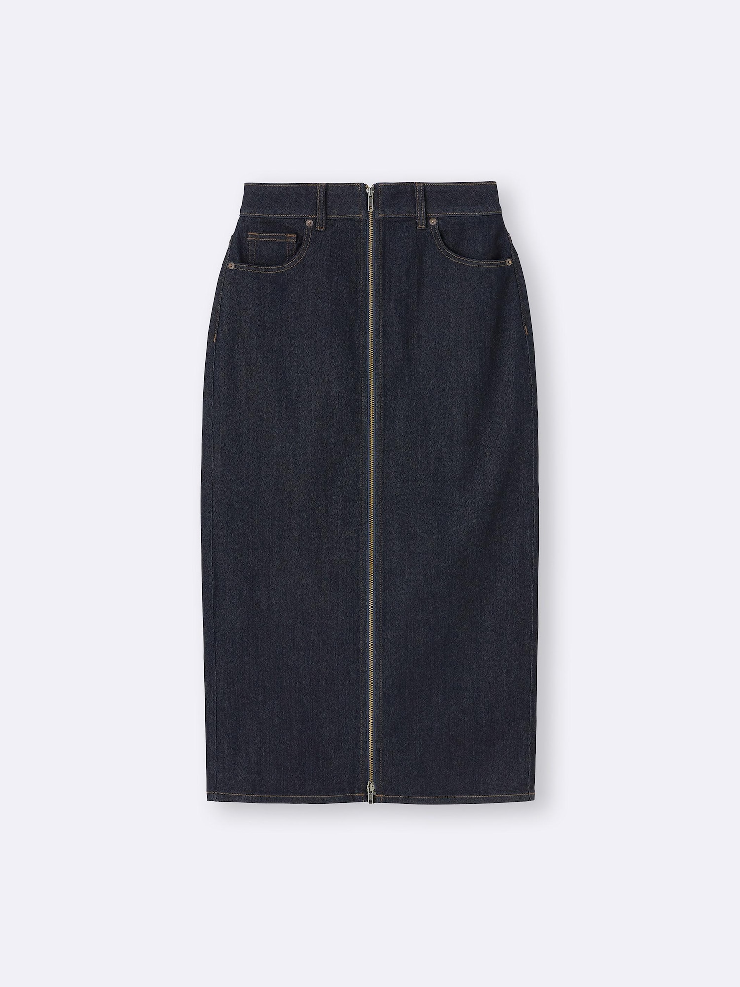 Women's Denim Zip Narrow Skirt | GU US