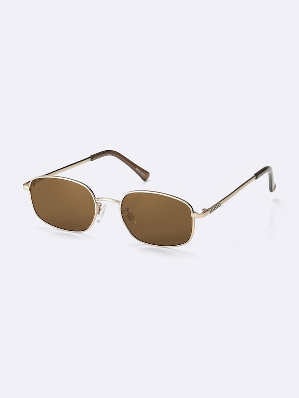 UV Protection Mini Square Metal Sunglasses