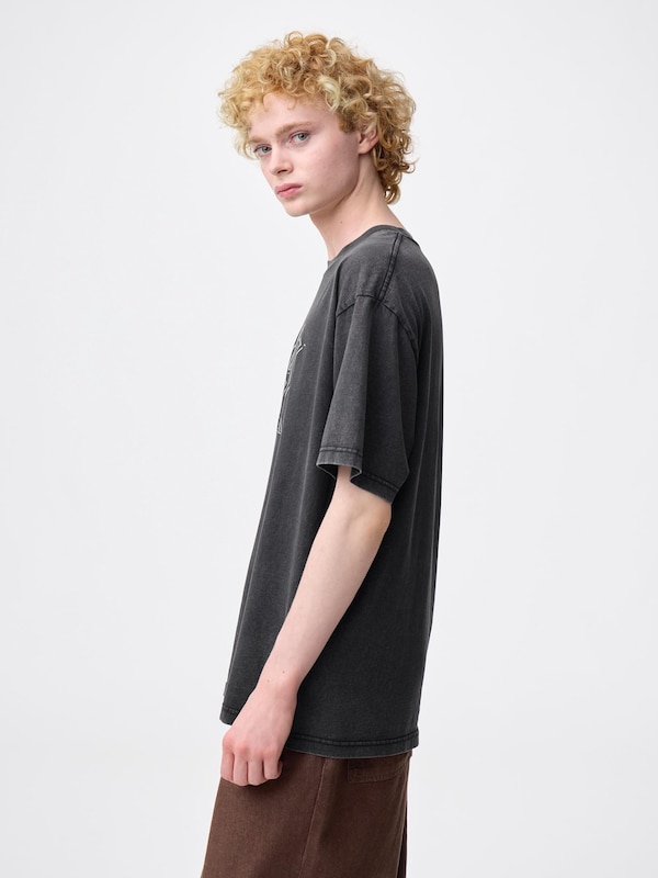 Washed Graphic T-Shirt | MUSIC