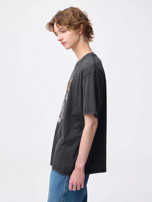 Washed Graphic T-Shirt | MUSIC