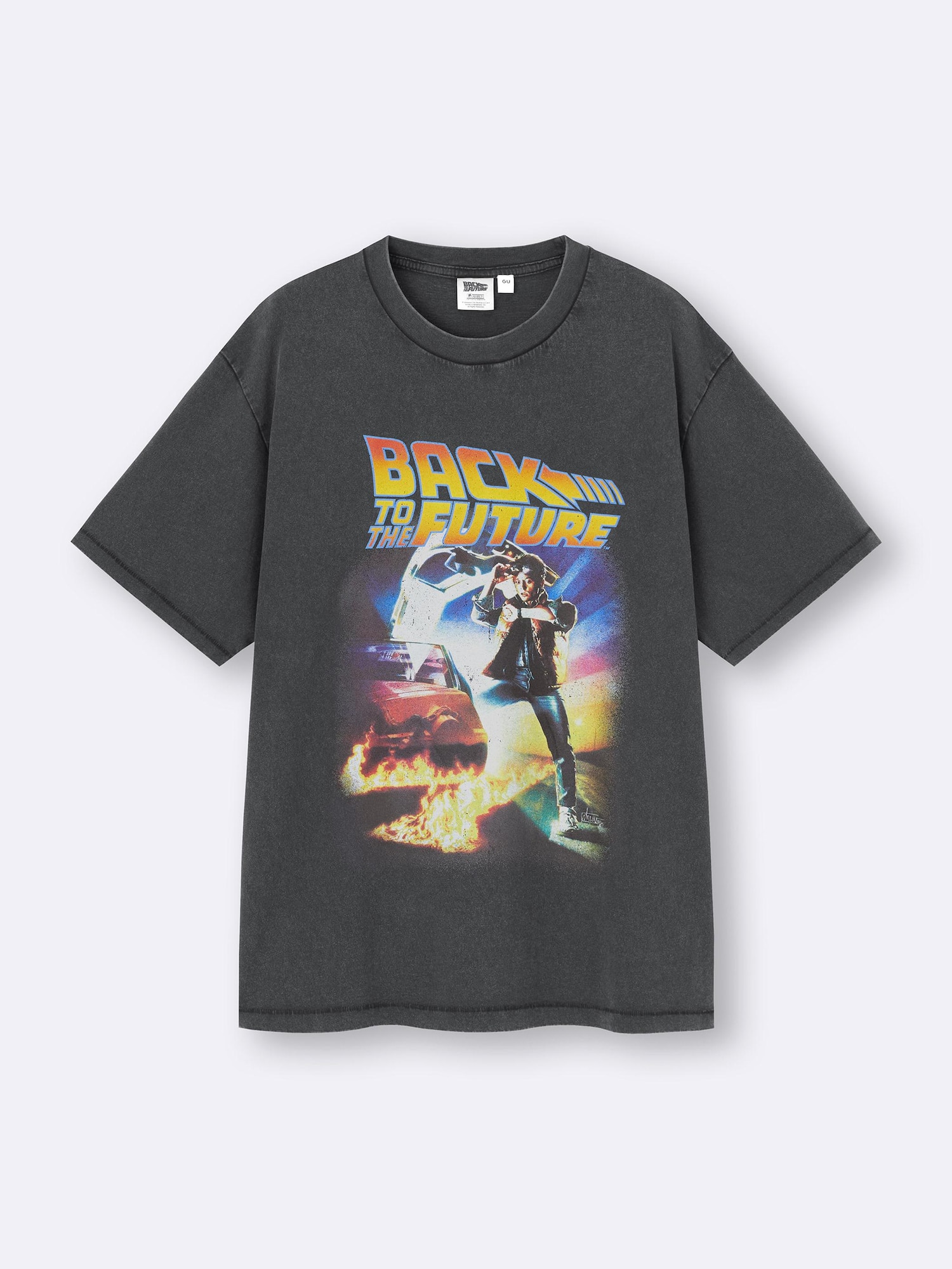 Men's Washed Graphic T-Shirt | HalfSlv | MOVIE | GU US