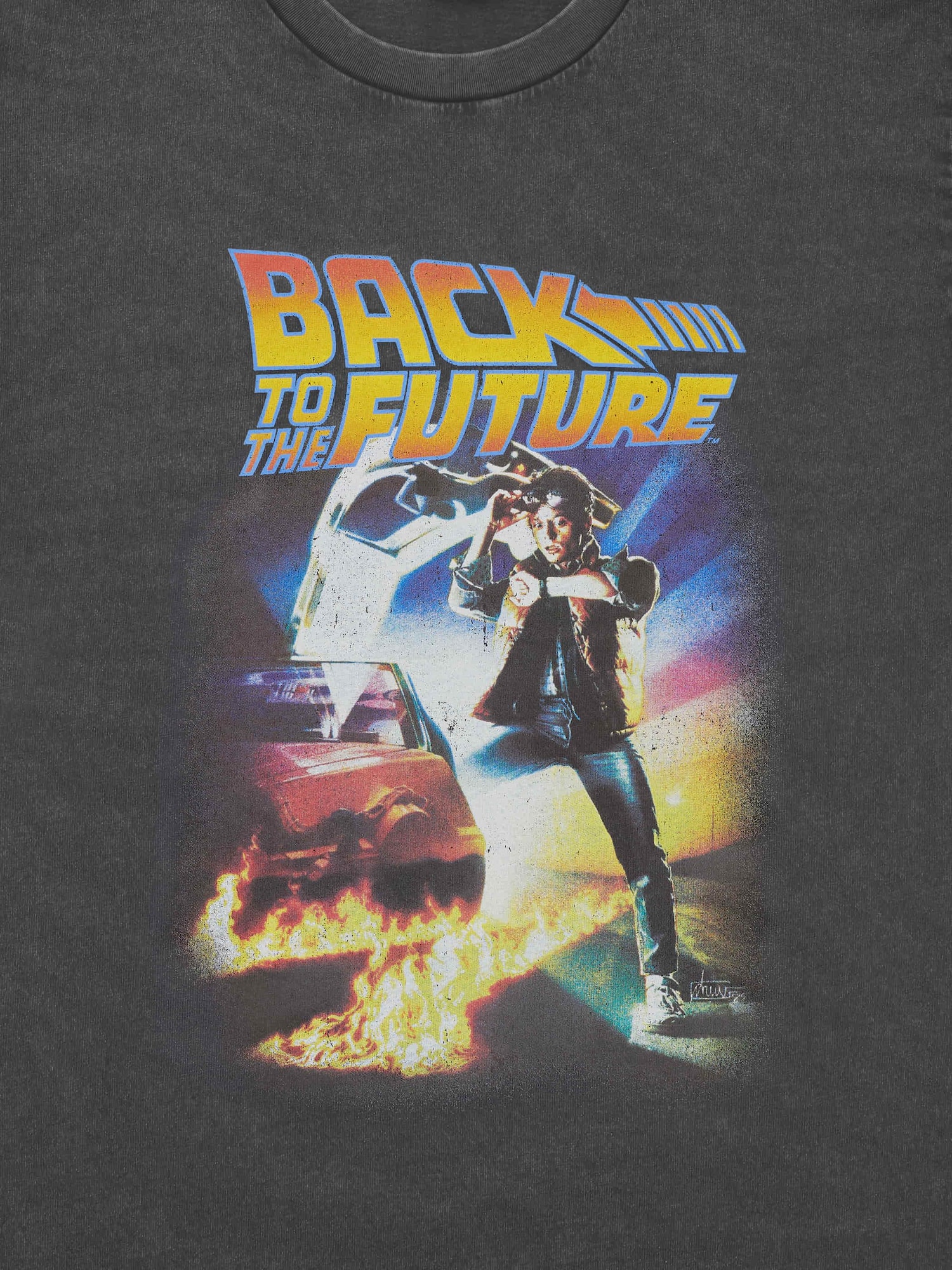 Men's Washed Graphic T-Shirt | HalfSlv | MOVIE | GU US
