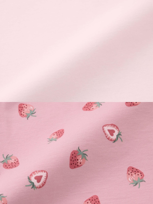 Cotton Color Lounge Set | Short | Strawberry