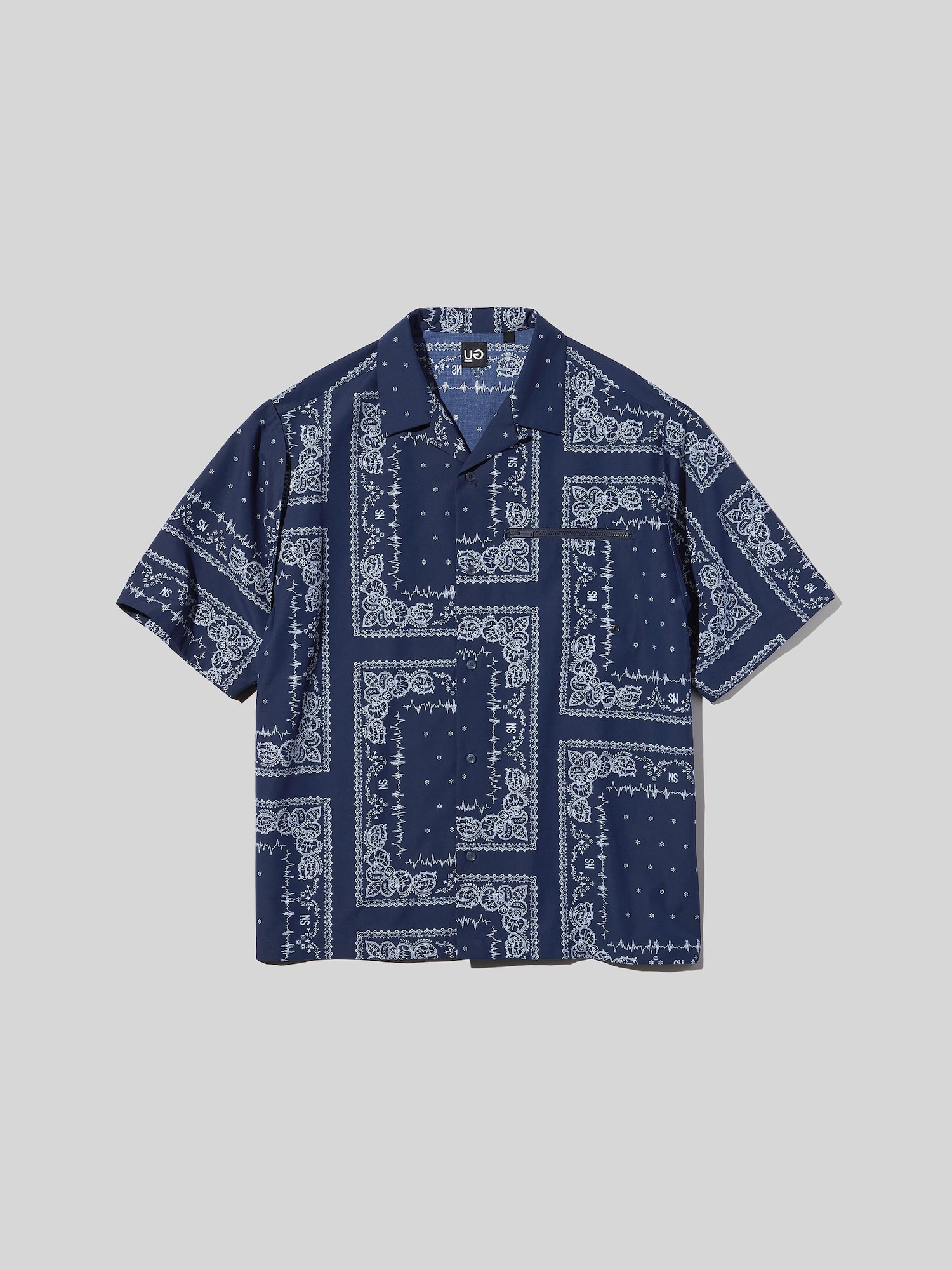 Men's Open Collar Shirt | HalfSlv | Pattern | UNDERCOVER | GU US