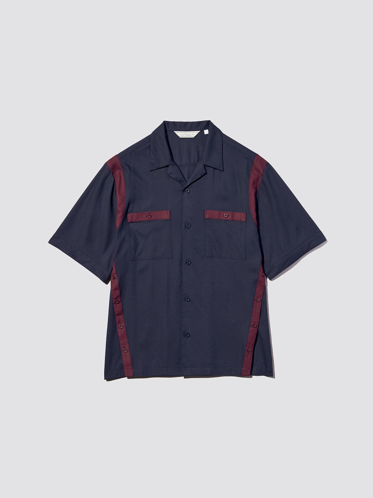 Men's Open Collar Shirt | HalfSlv | by rokh | GU US