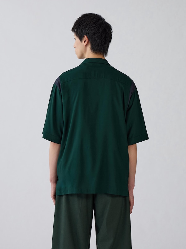 Open Collar Shirt | HalfSlv | by rokh