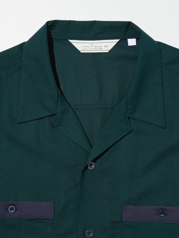 Open Collar Shirt | HalfSlv | by rokh