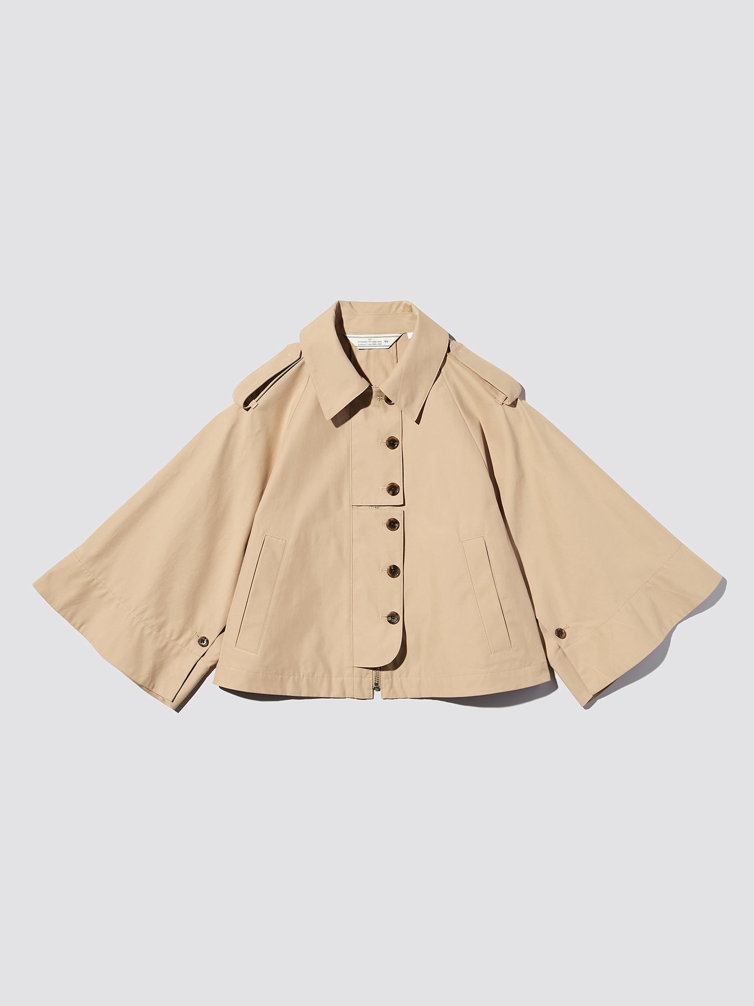 Short Cape Coat | by rokh | GU US