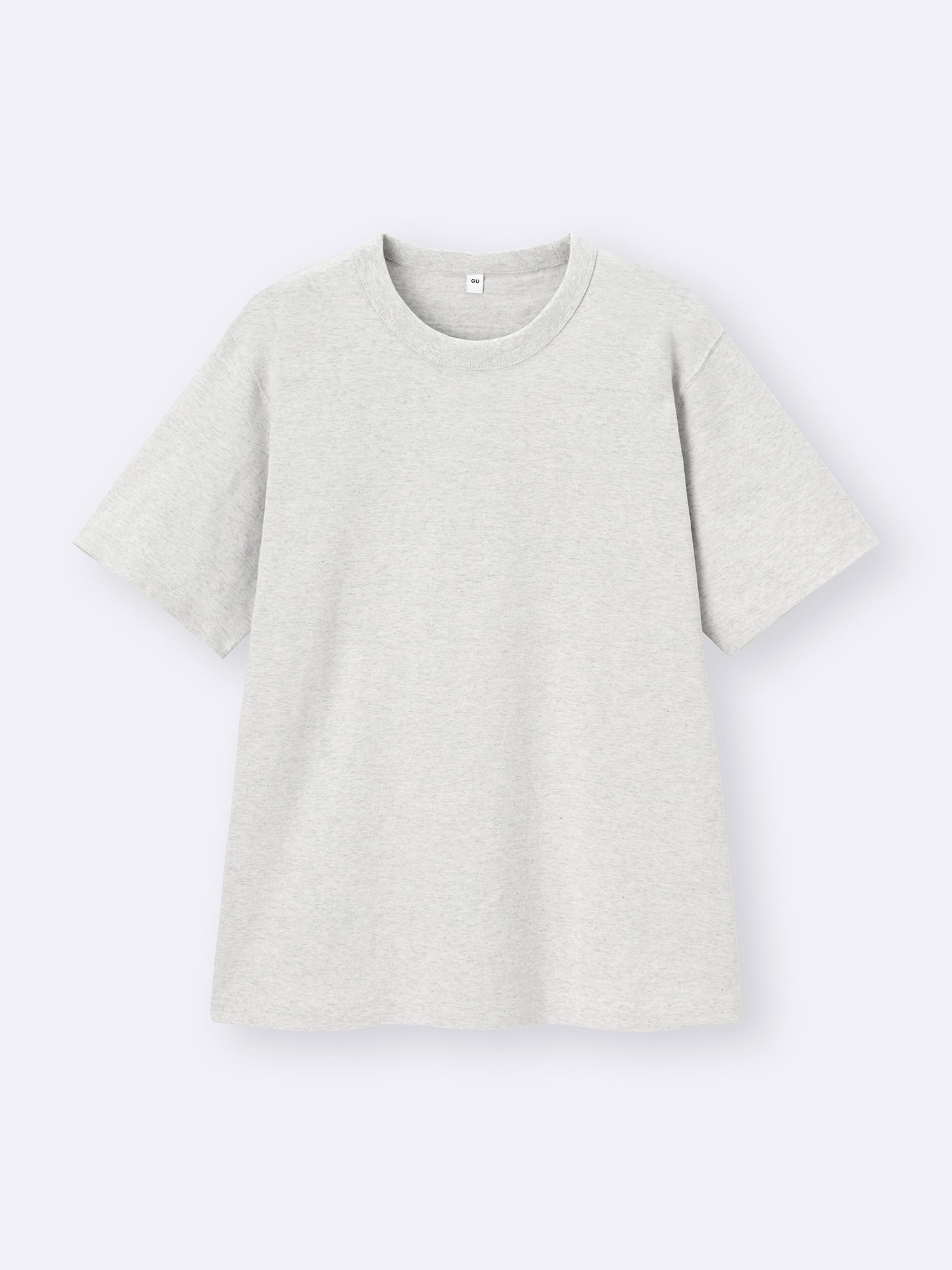 Cotton Crew Neck T-Shirt | GU US