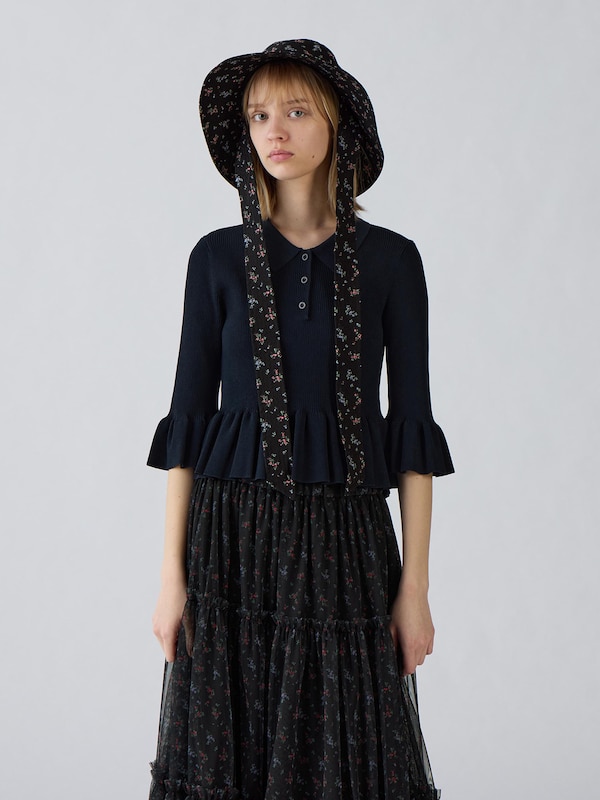 Wide Brim Hat | Flower | by rokh