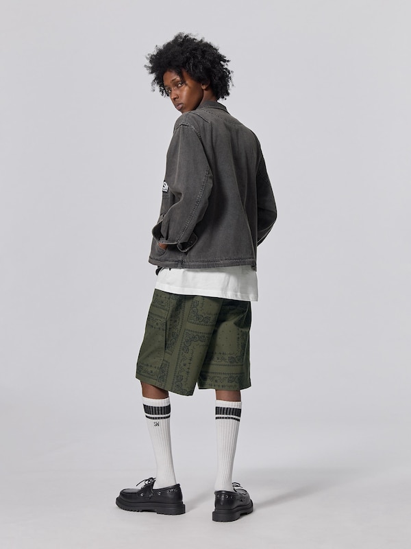 Cotton Relaxed Shorts | Pattern | UNDERCOVER