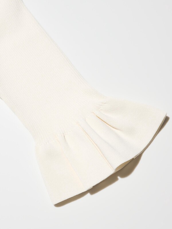 Ribbed Polo Sweater | 3/4Sleeve | by rokh