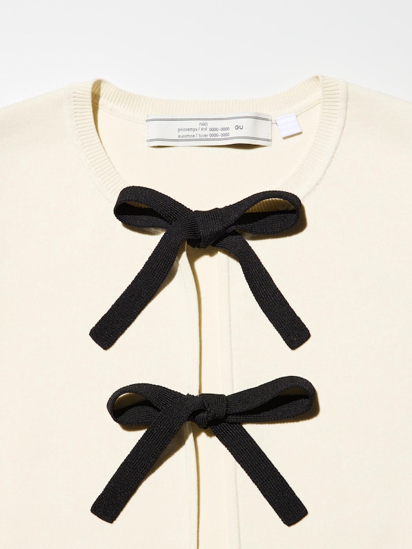 Front Ribbon Sweater | Sleeveless | by rokh