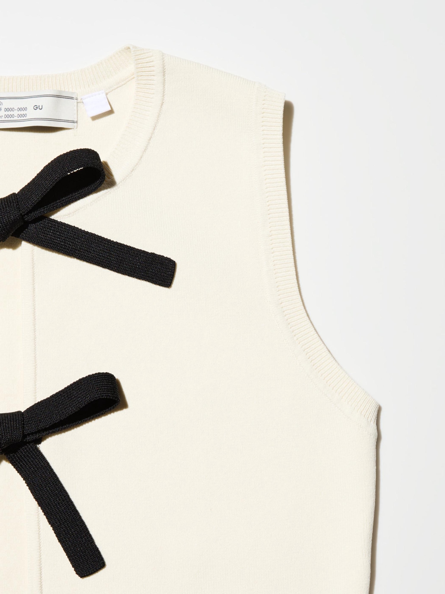 Women's Front Ribbon Sweater | Sleeveless | by rokh | GU US