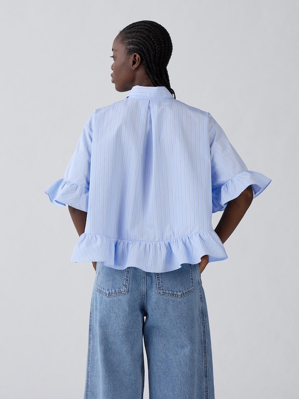 Peplum Shirt | HalfSlv | by rokh