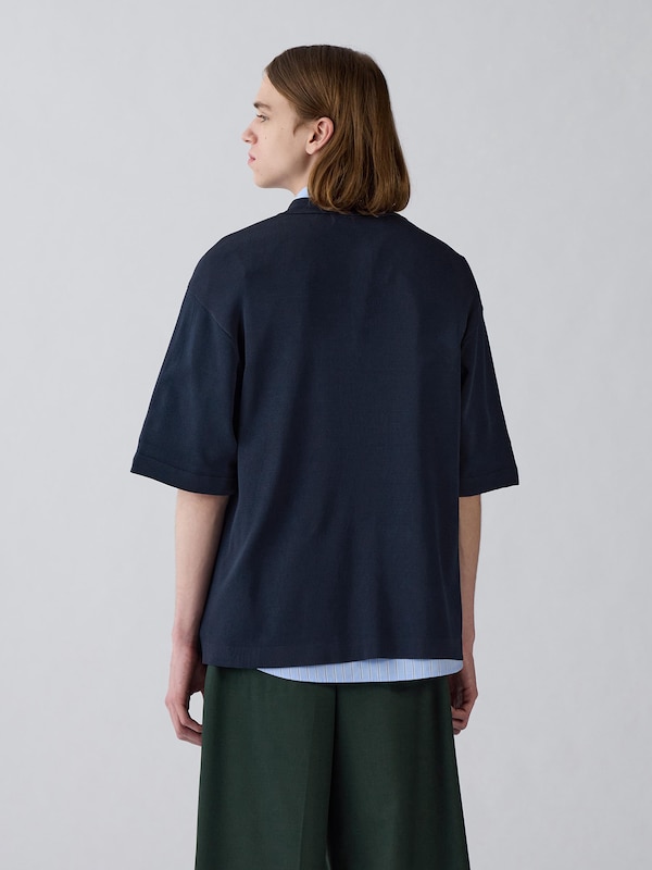 Knitted Polo Shirt | HalfSlv | by rokh