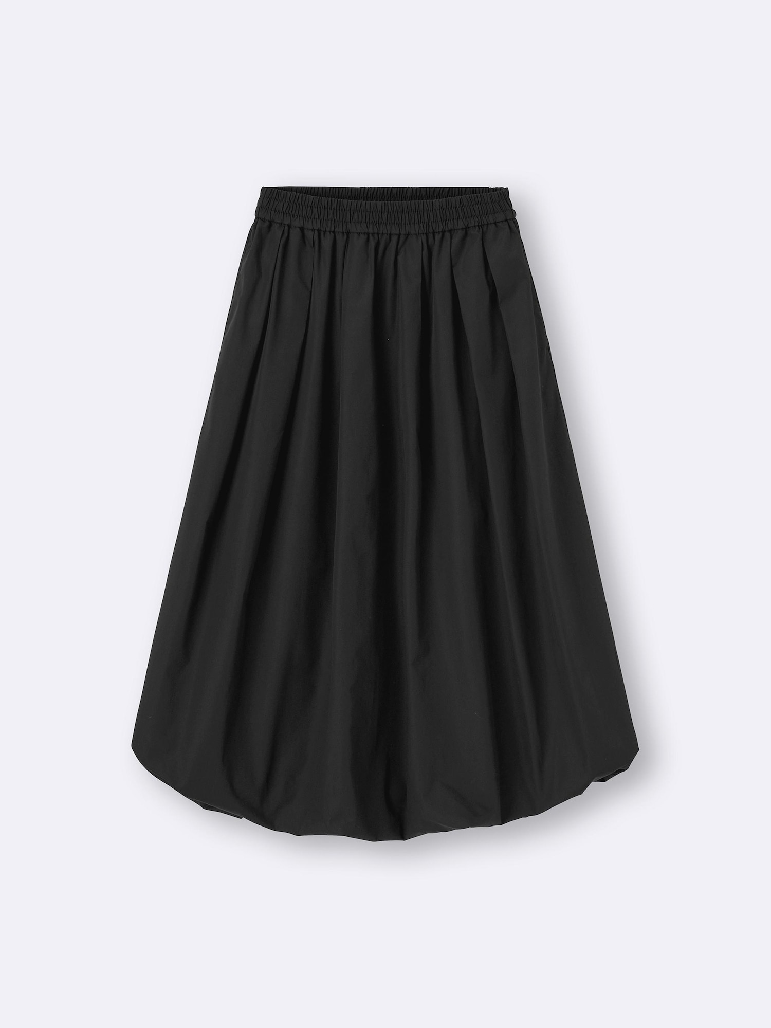 Bubble Hem Midi Skirt | GU US