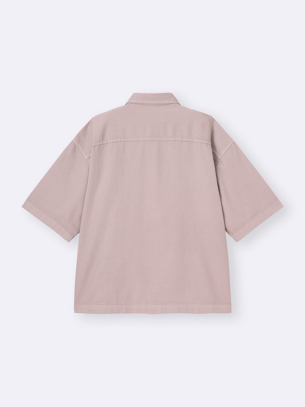 Twill Boxy Work Shirt | HalfSlv