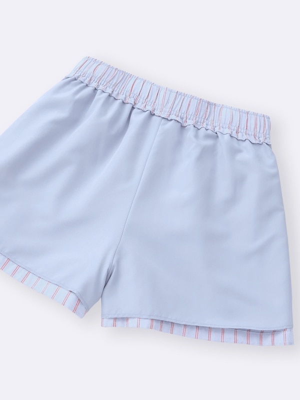 Striped Pull-On Shorts