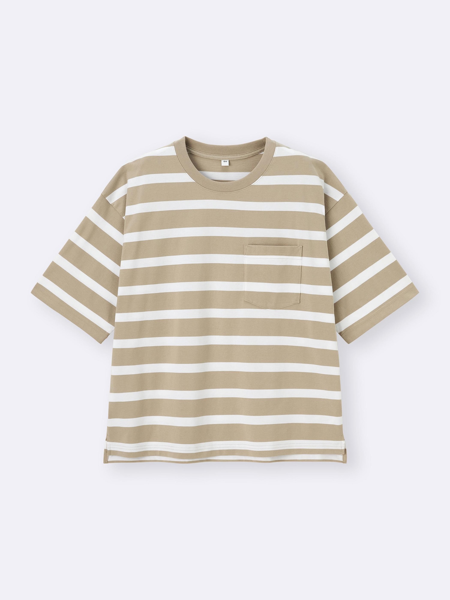 Unisex Boxy T-Shirt | HalfSlv | Striped | GU US
