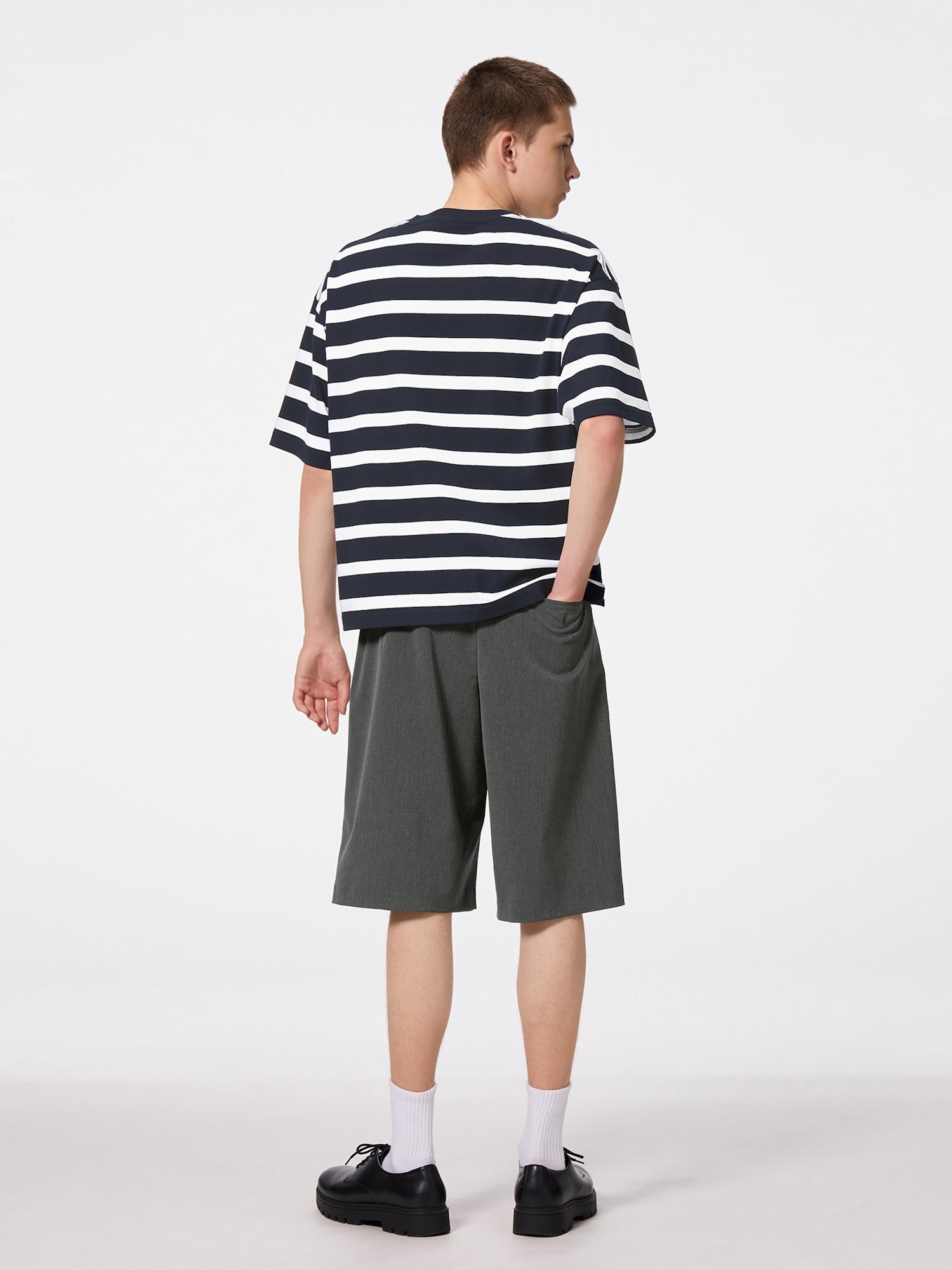 【YOURNUS】Demo Strap Bermuda Pants Strap sweat bermuda pants 2C - UNAIDUN | 60% - Asian Fashion