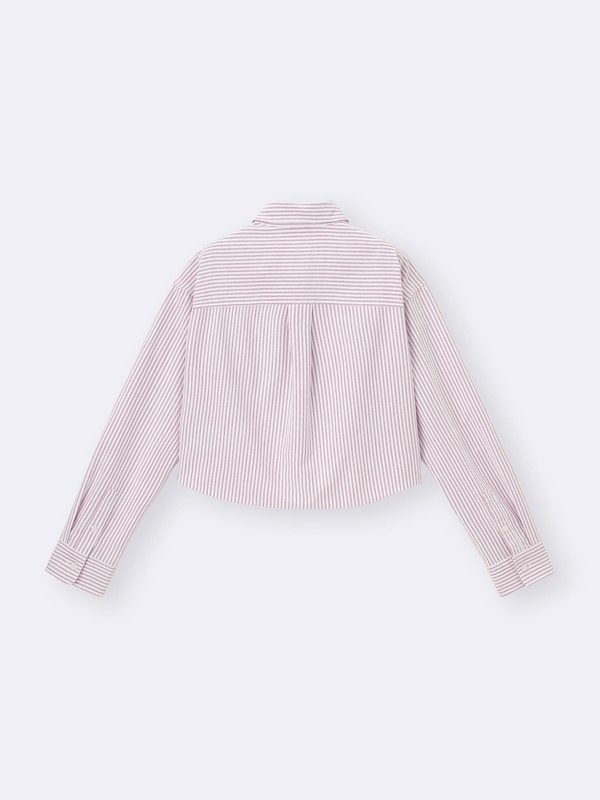 Oxford Striped Short Shirt