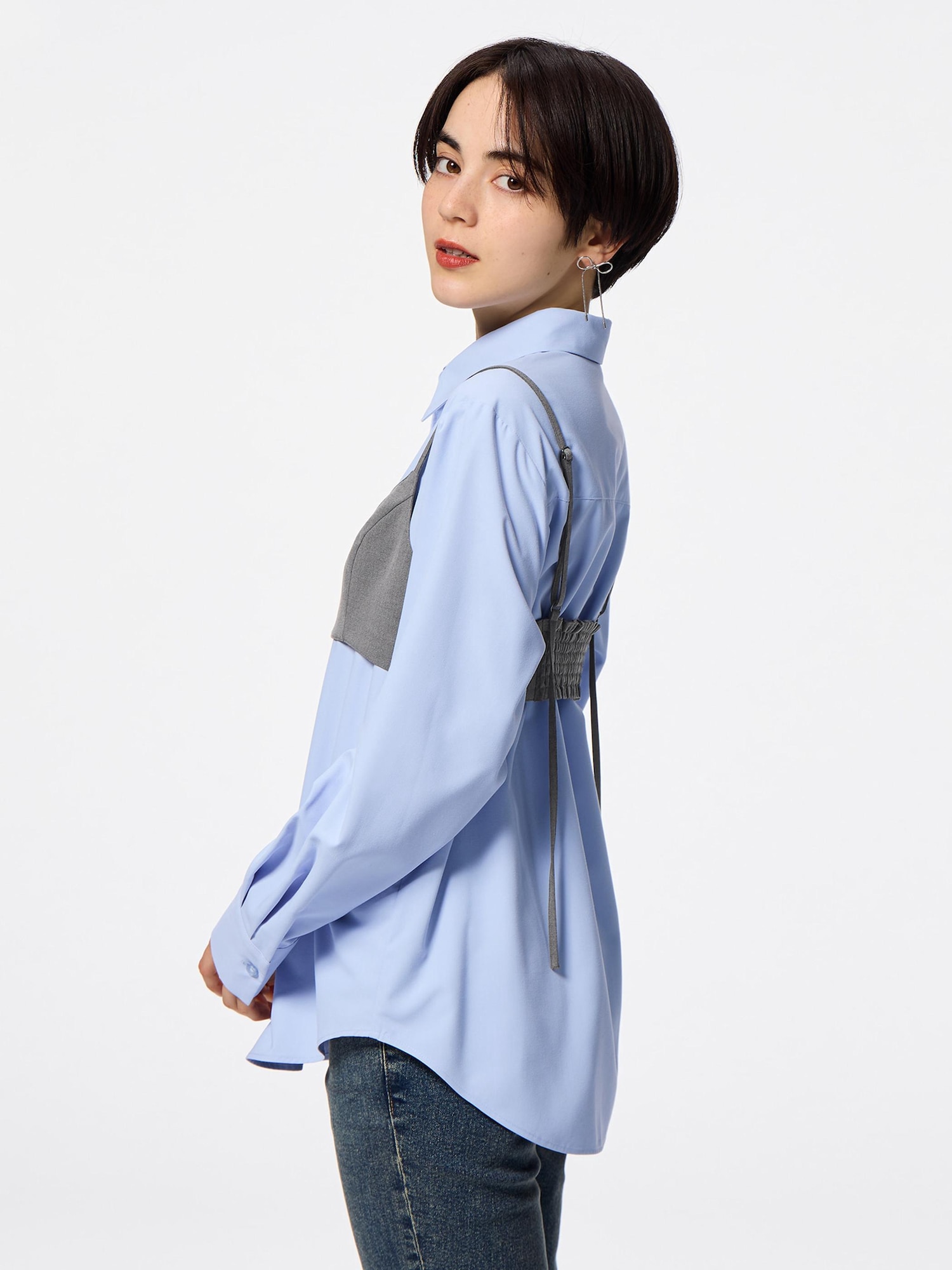 2 Piece Bustier And Shirt Set | GU US