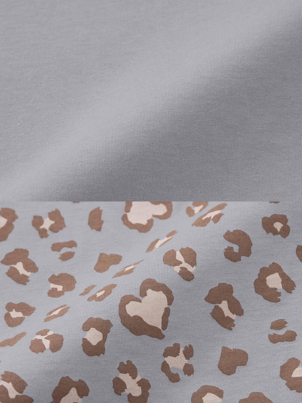 Cotton Color Lounge Set | Short | Leopard
