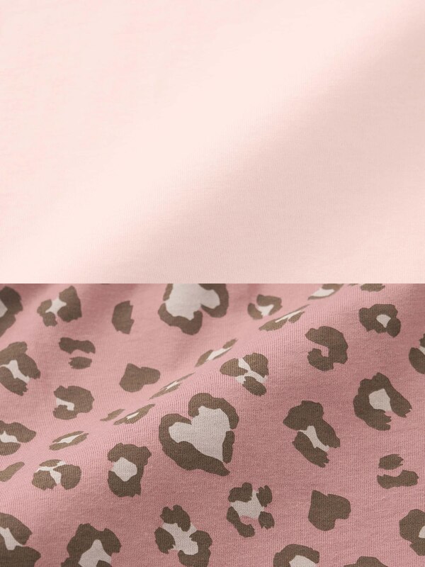 Cotton Color Lounge Set | Short | Leopard