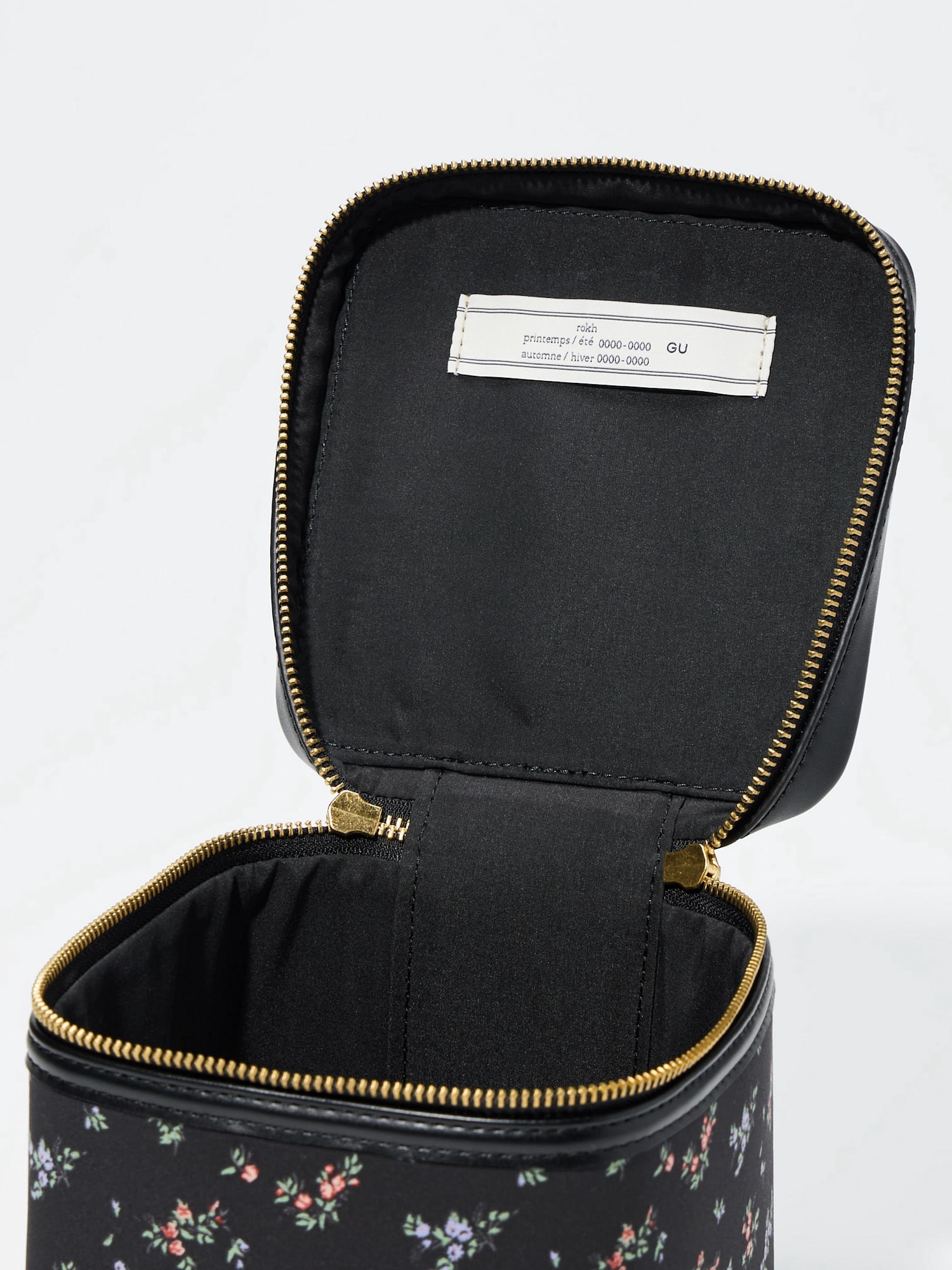 Riu Quilting vanity bag black Premium Edition Vanity Bag with 6 