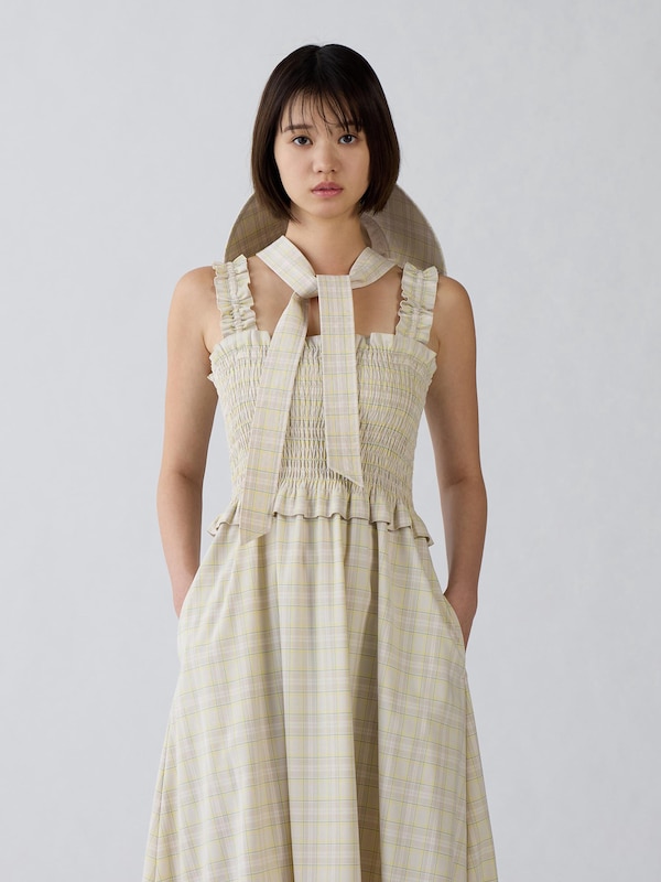 Wide Brim Hat | Checked | by rokh